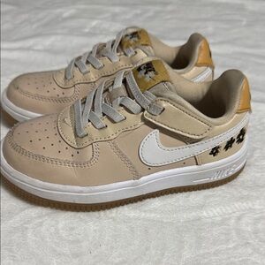 Nike Tan and White Sneakers